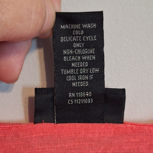 Lane Bryant Coral Lace Sleeve Blouse Bundle 2 For $10 - Picture 3 of 8